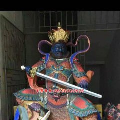 玻璃鋼四大天王雕塑，玻璃鋼彩繪神仙雕塑