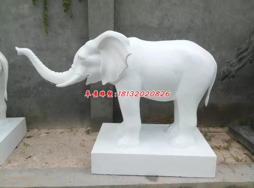 漢白玉大象，石雕大象 (2)