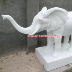 漢白玉大象，石雕大象