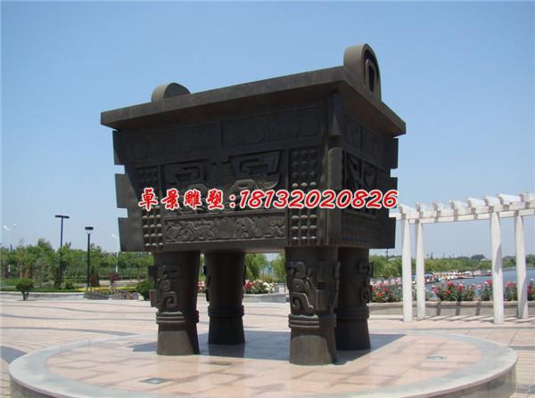 銅鼎，銅盛鼎，四方銅鼎