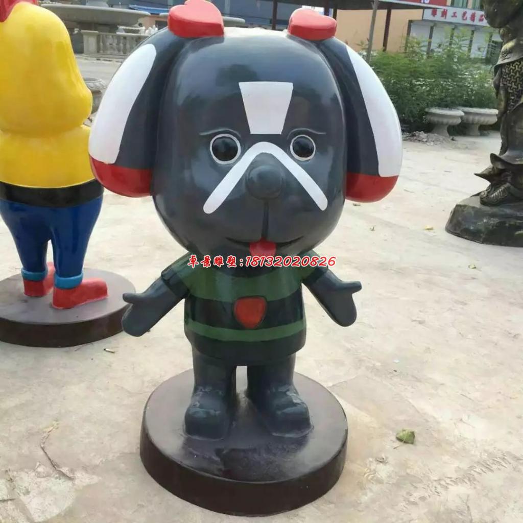 玻璃鋼十二生肖雕塑，玻璃鋼卡通動物雕塑 (4)