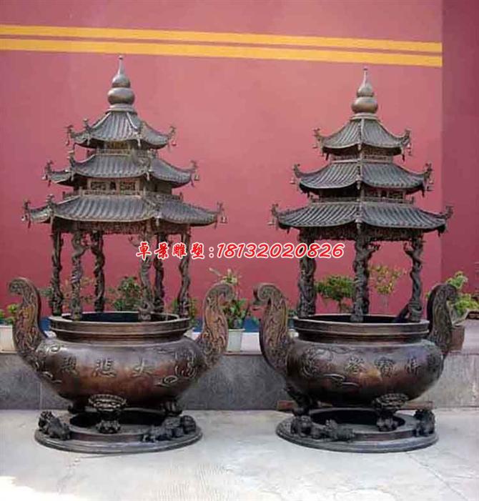 銅香爐，寺廟銅香爐