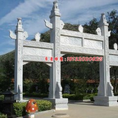 石雕牌坊，大理石牌坊，標(biāo)志牌坊雕塑