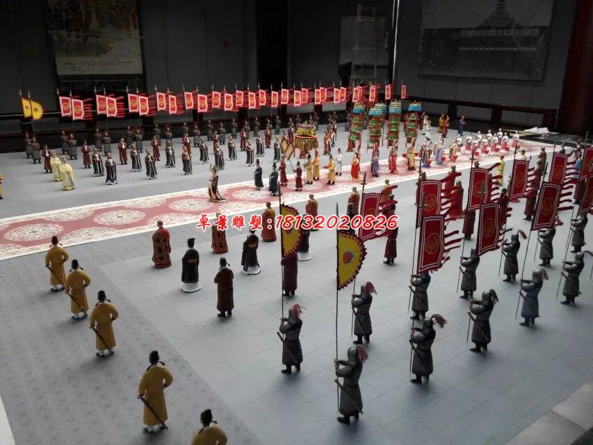 玻璃鋼古代人物雕塑，玻璃鋼仿真雕塑 (2)