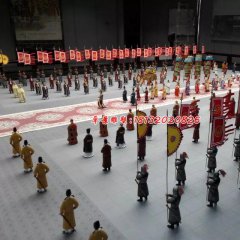 玻璃鋼古代人物雕塑，玻璃鋼仿真雕塑