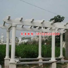 長(zhǎng)廊石雕，公園走廊雕塑