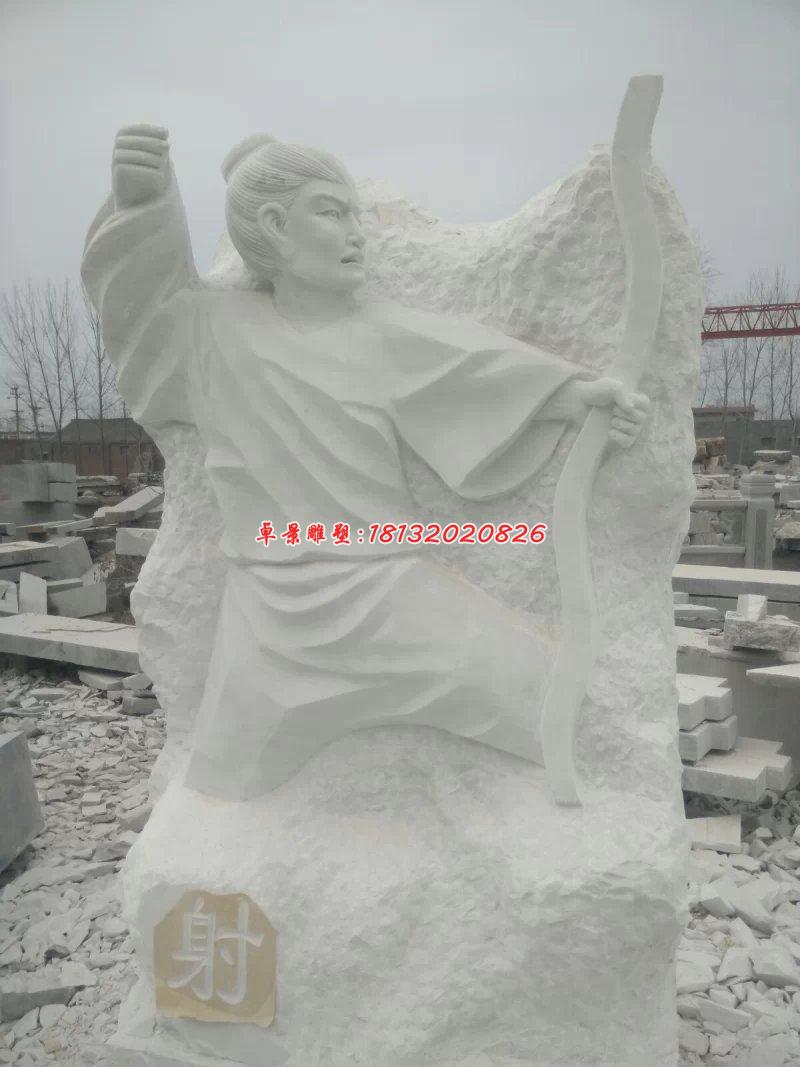 禮樂射御書數(shù)石雕，古代六藝石雕 (2)