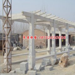 石雕長廊，漢白玉走廊雕塑