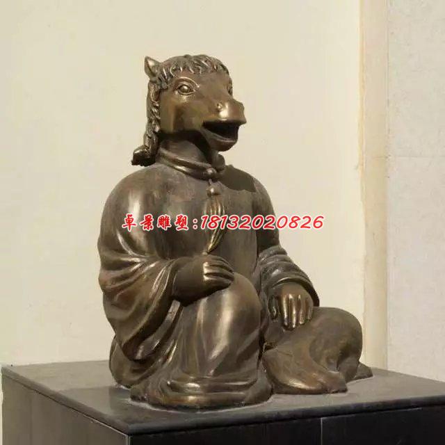 十二生肖銅雕，鑄銅十二生肖銅雕 (6)