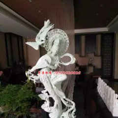 石雕仙女，漢白玉仙女雕塑