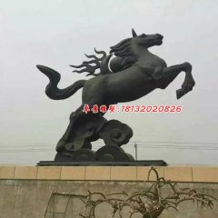 銅雕馬，馬踏祥云銅雕