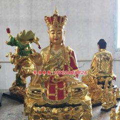玻璃鋼地藏王雕塑，玻璃鋼佛像雕塑
