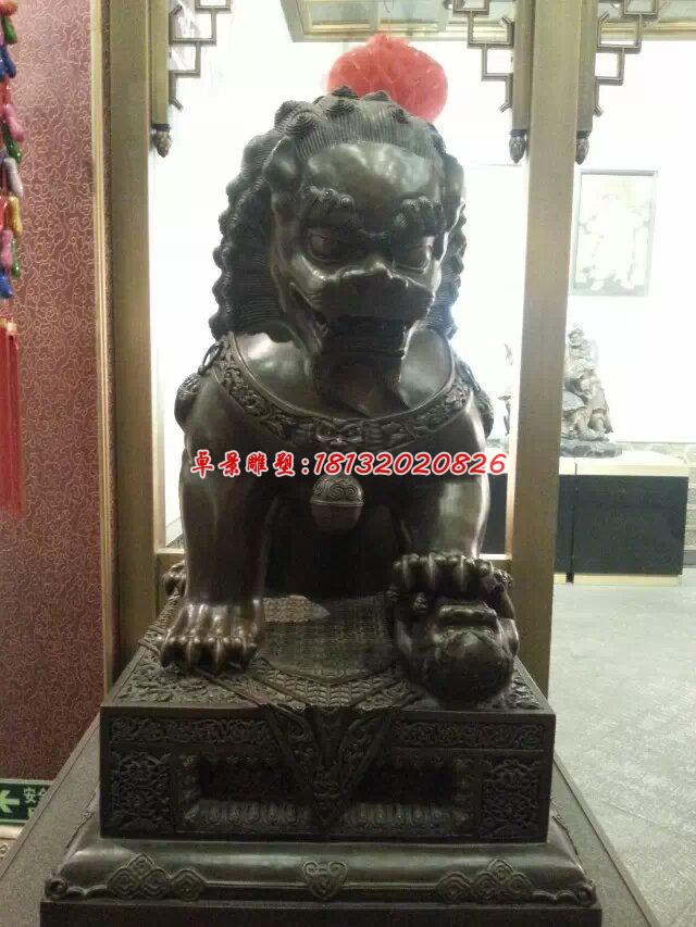 北京獅銅雕，鑄銅獅子雕塑 (1)