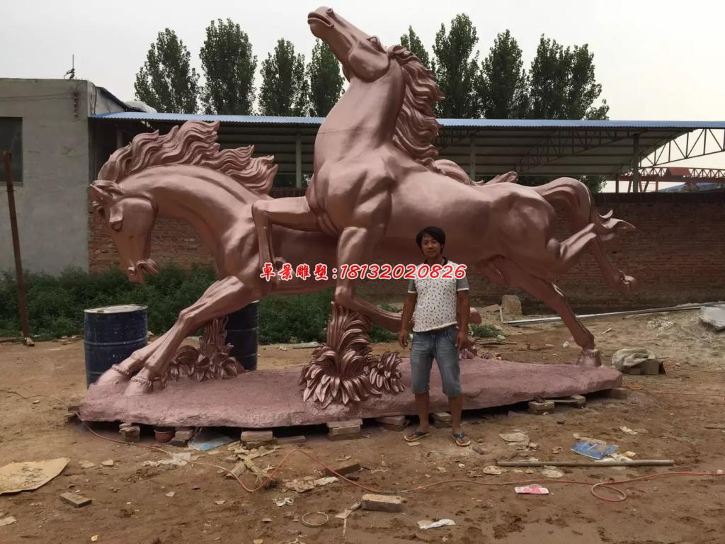 不銹鋼馬雕塑，廣場不銹鋼動(dòng)物雕塑