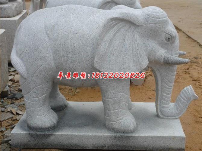 大象石雕,公園動(dòng)物石雕