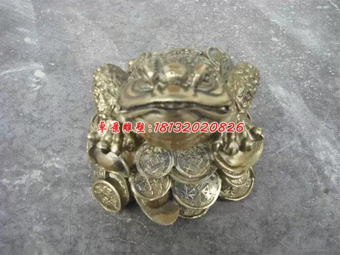 金蟾銅雕，招財(cái)金蟾銅雕 (2)