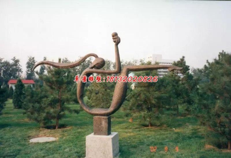 母子銅雕，公園景觀銅雕
