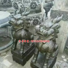 石雕麒麟，古代神獸石雕