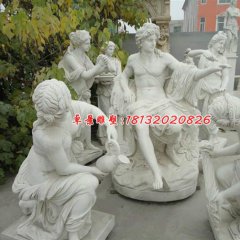 阿波羅與眾芙妮石雕，廣場景觀石雕