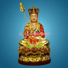 玻璃鋼地藏王雕塑，玻璃鋼彩繪佛像