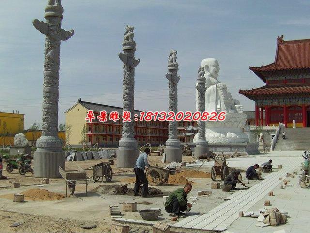 華表石雕，廣場(chǎng)大理石柱子雕塑