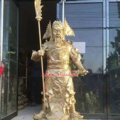 武財(cái)神銅雕，關(guān)二爺銅雕