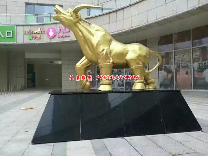 大黃牛銅雕，廣場(chǎng)銅牛雕塑
