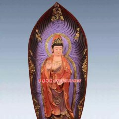 彩繪佛像雕塑，銅雕東方三圣