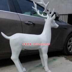 玻璃鋼馴鹿雕塑，玻璃鋼商場(chǎng)雕塑