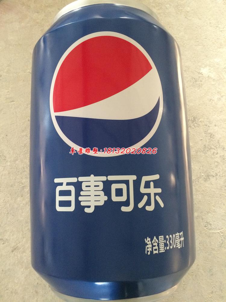 玻璃百事可樂瓶雕塑，玻璃鋼仿真雕塑 (2)