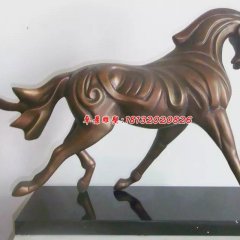 銅雕馬，公園銅馬動(dòng)物雕塑