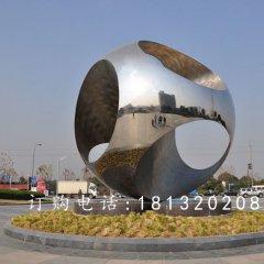 不銹鋼球雕塑，廣場球不銹鋼雕塑