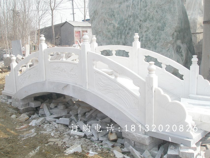 漢白玉石拱橋，公園石拱橋