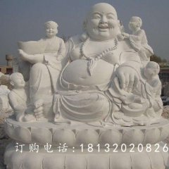 石雕彌勒佛，石雕人物雕塑