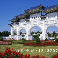 石雕牌坊，五門牌坊，廣場牌坊雕塑