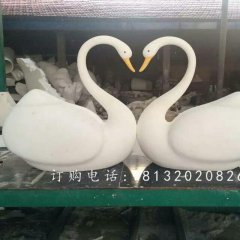 玻璃鋼白天鵝，玻璃鋼動(dòng)物雕塑