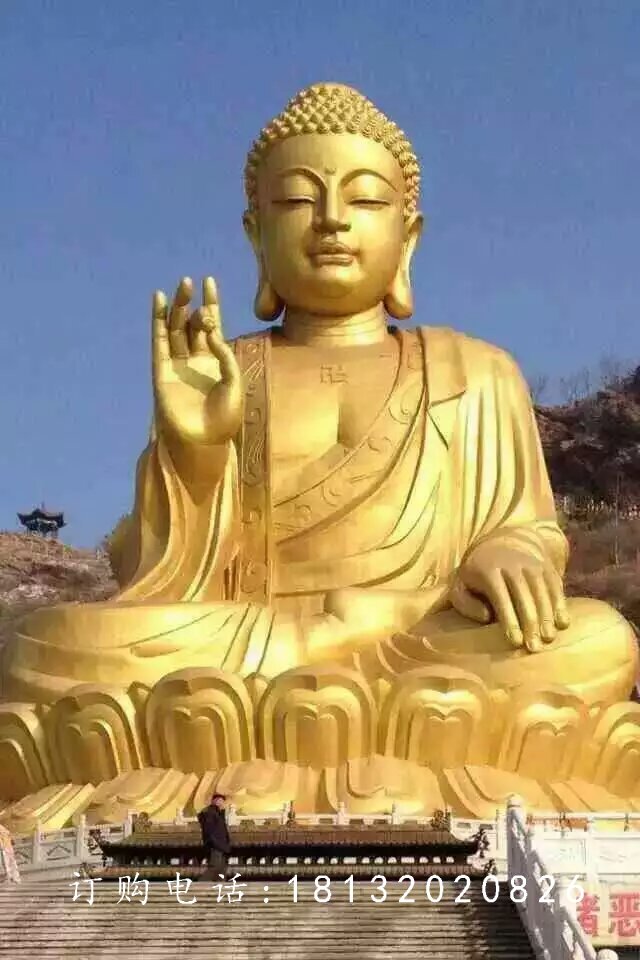 銅雕如來佛祖，大自然景觀雕塑