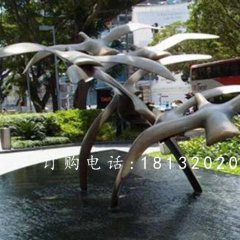 大雁銅雕，廣場大雁銅雕