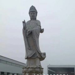 觀音菩薩石雕，大型立式觀音雕塑