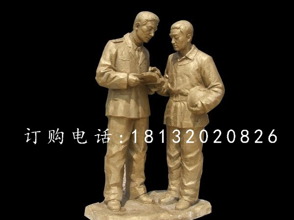 玻璃鋼消防部隊雕塑，玻璃鋼消防隊員
