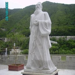 司馬懿石雕 ，廣場(chǎng)古人物雕塑