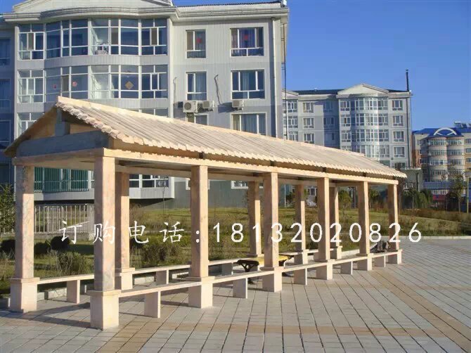 石雕走廊,小區(qū)石長(zhǎng)廊雕塑