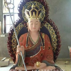 玻璃鋼地藏王菩薩，佛像雕塑