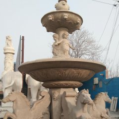 石雕噴泉，歐式噴泉，大理石噴泉