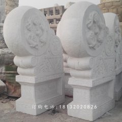 石雕門鼓，大型石門墩