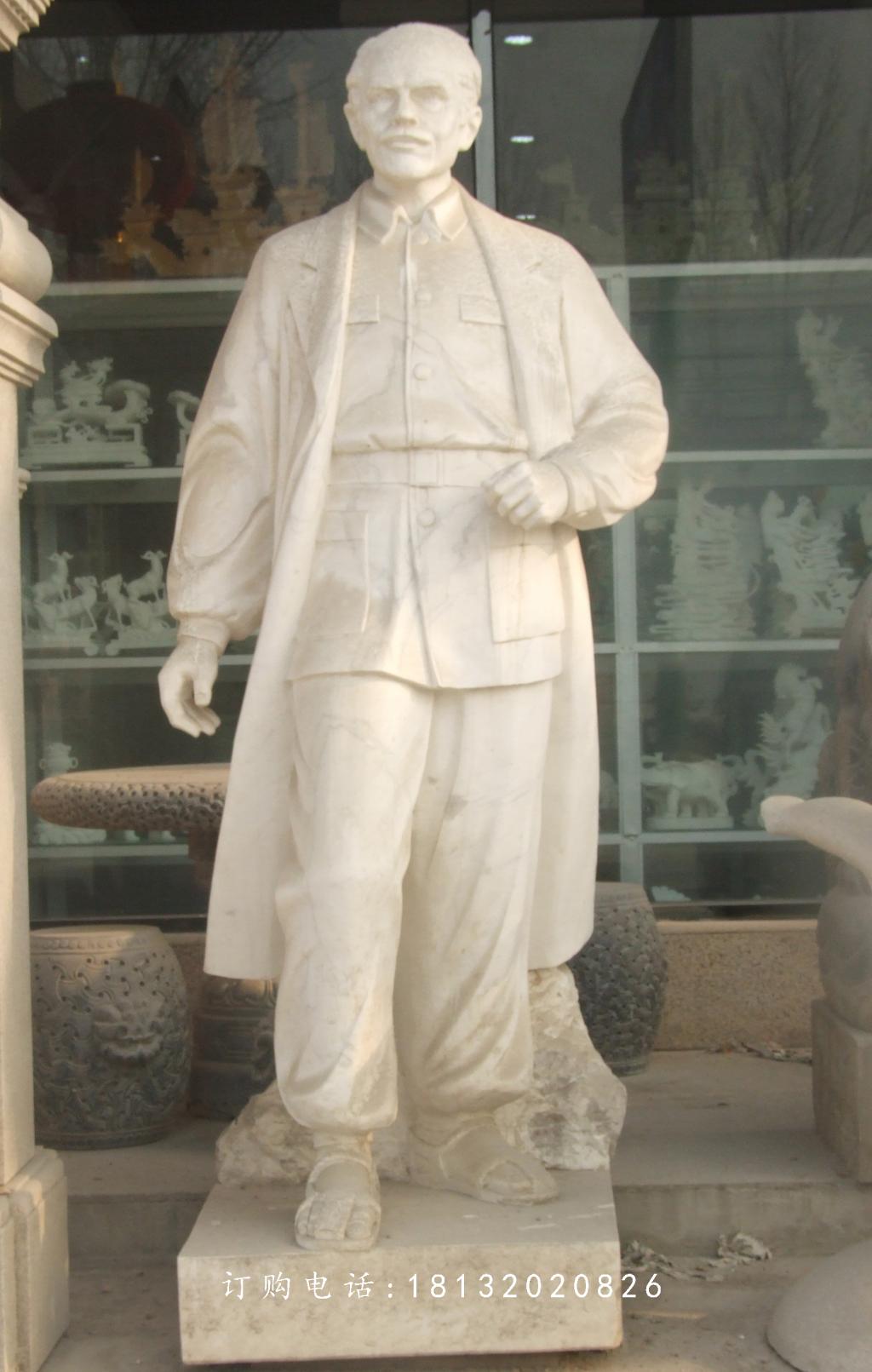 白求恩石雕，大理石醫(yī)院名人雕塑1