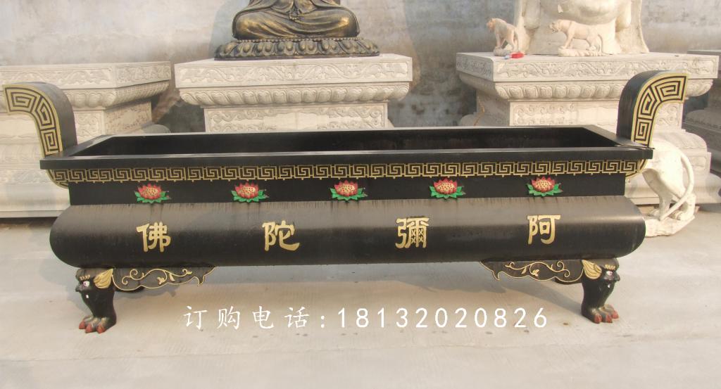 寺廟銅香爐，方形銅香爐1
