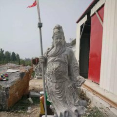 關(guān)公石雕，招財(cái)進(jìn)寶石雕，古代名人石雕