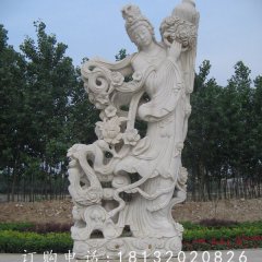 天女散花石雕，廣場(chǎng)景觀石雕