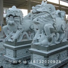 青石貔貅，石雕神獸